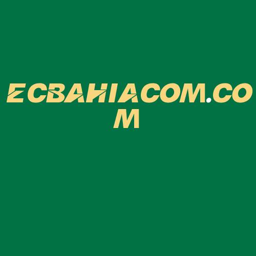 Logo da ECBAHIACOM